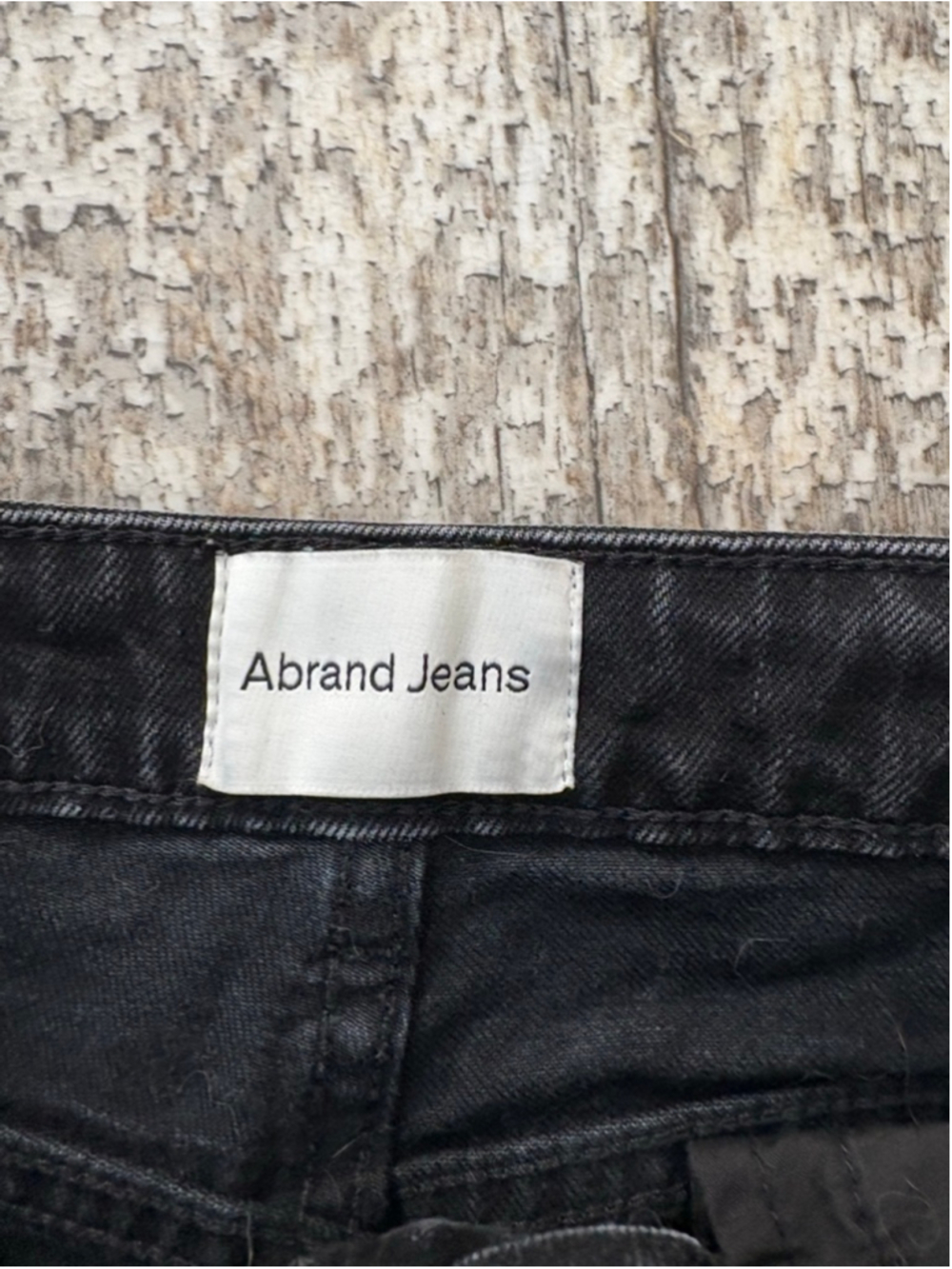Abrand 94 High & Wide Black Jeans Size 24 | High Rise Wide Leg Denim - Picture 4 of 9